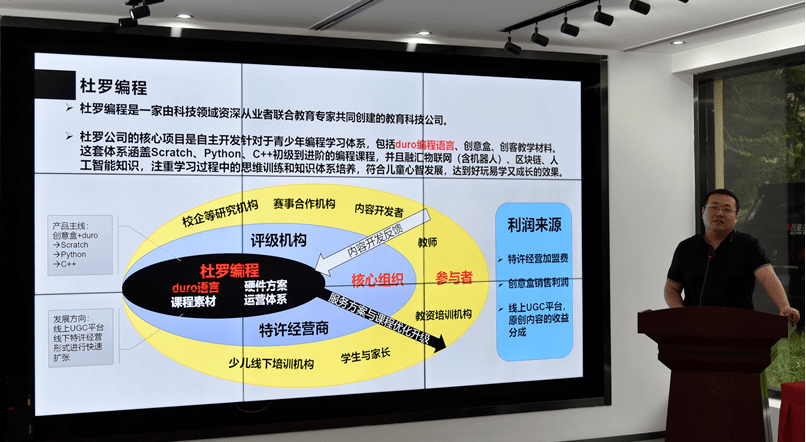 园副总经理姜华,浙江火炬生产力促进中心战略规划事业部总经理盛剑锋