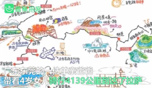 71天，4139公里，父女俩的这段旅程网友们直呼好羡慕！