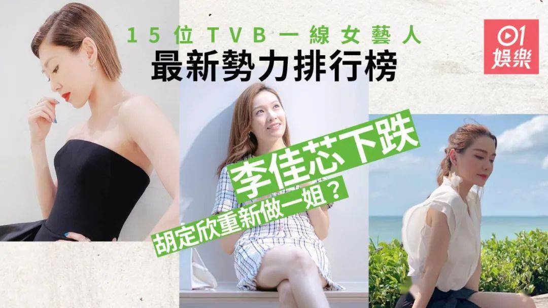 15位tvb一线女艺人最新势力排行榜胡定欣重新做一姐