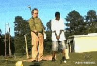 搞笑gif:稳如狗,说的就是这只吧!妹子的计谋没得逞啊
