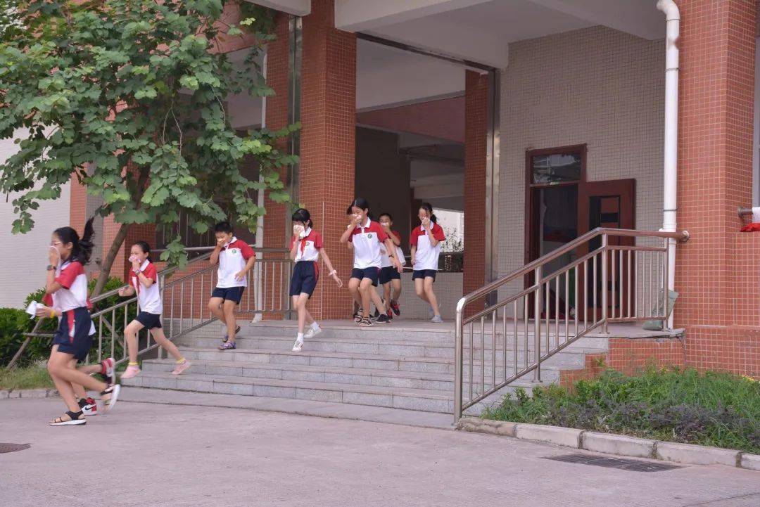 加强消防演练 构筑校园安全 ——茂名市愉园小学开展消防安全紧急疏散