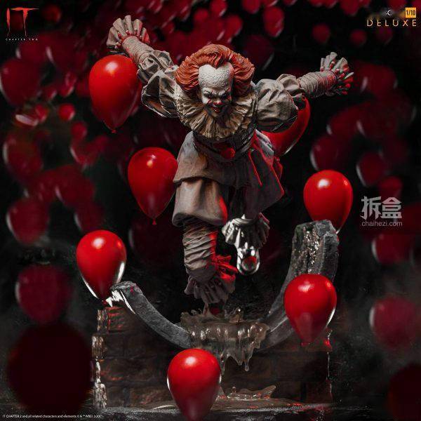 iron studios 1/10 小丑回魂2 小丑 佩尼怀斯 pennywise 雕像