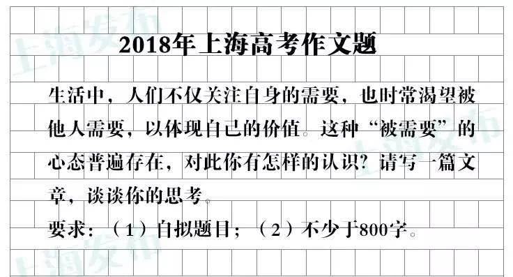 上海|2020上海高考作文题公布！往年作文题是否勾起你的回忆杀