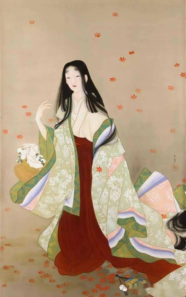 《杨贵妃,上村松园,1922年,松伯美术馆藏