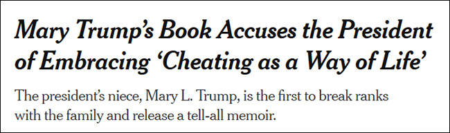 侄女爆猛料：特朗普“高考”时花钱找的替考