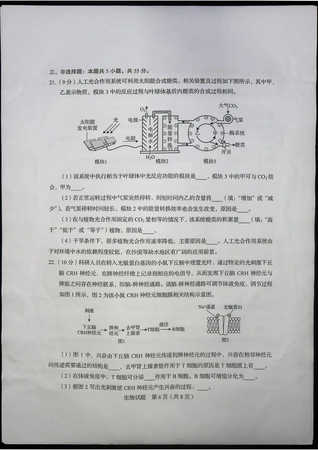 教育|高清版！2020山东高考试题和答案来了！！快来估分！