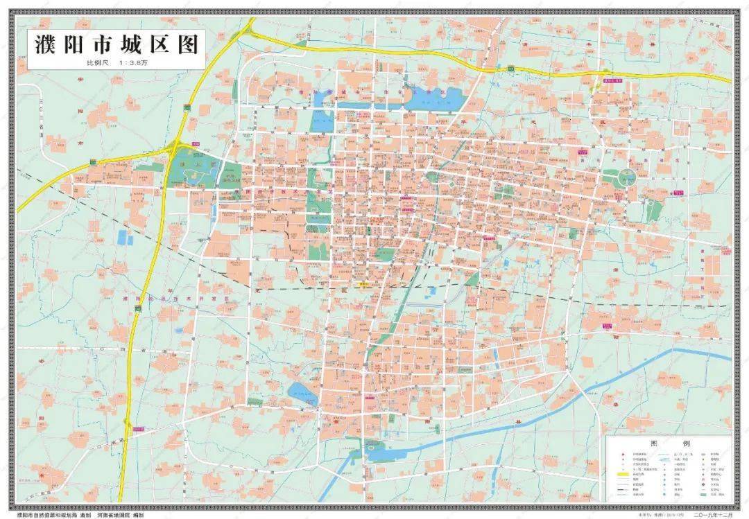 【最新】11幅最新版濮阳五县一区标准地图发布!清丰人