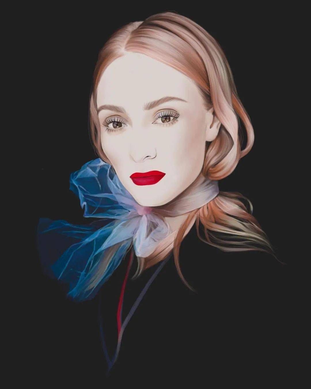 大神|时装画灵感|三庭五眼傻傻分不清楚?大神Nadia Coolrista超美步骤分享!