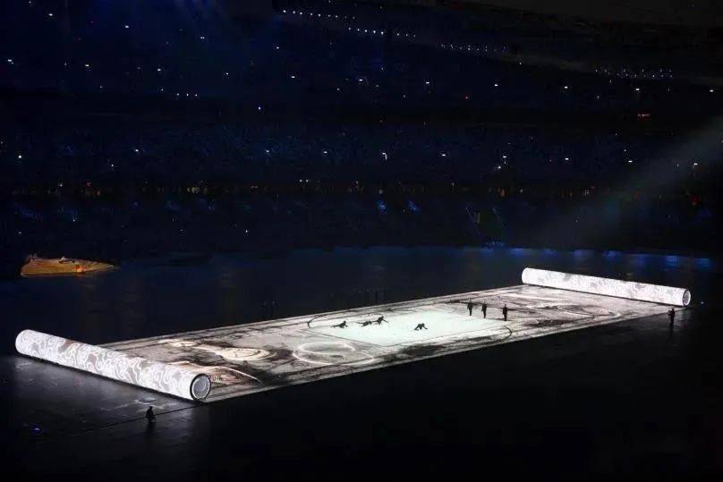 2008年北京奥运会开幕式上徐徐展开的"画卷"