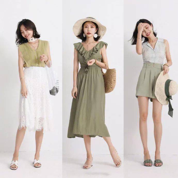 夏日|27套清凉的夏日穿搭