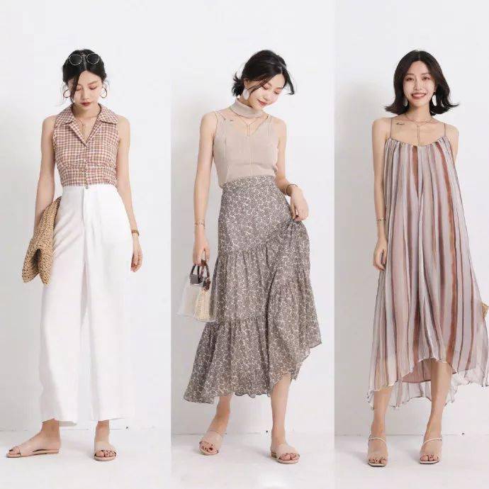 夏日|27套清凉的夏日穿搭