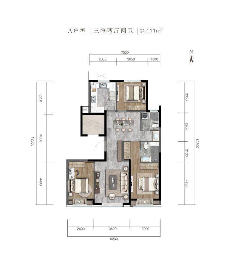 拼手速中骏云景台总价200万起买两居