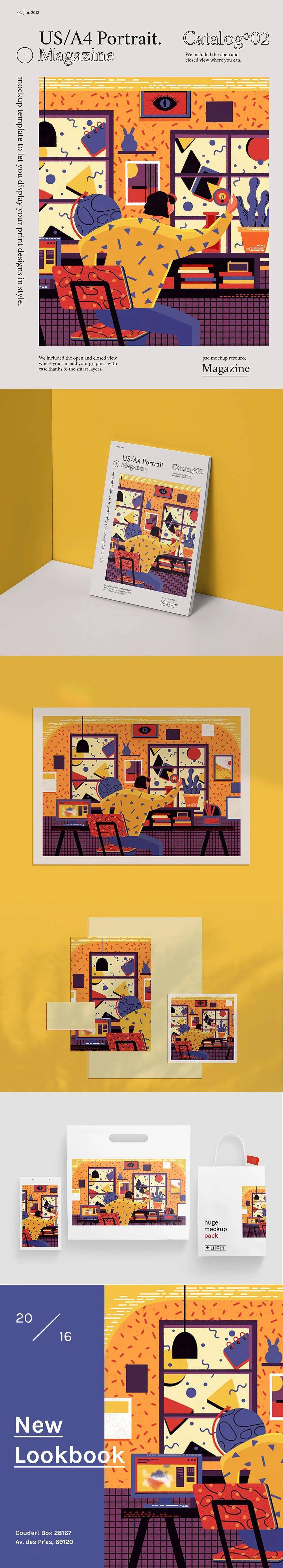 画面|四步艺术扁平插画！