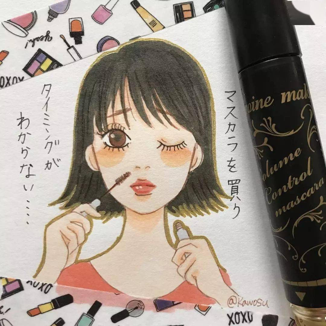 姐姐|日本一小姐姐用插画表达“非美女的扎心日常”，无数妹子大呼感同身受！