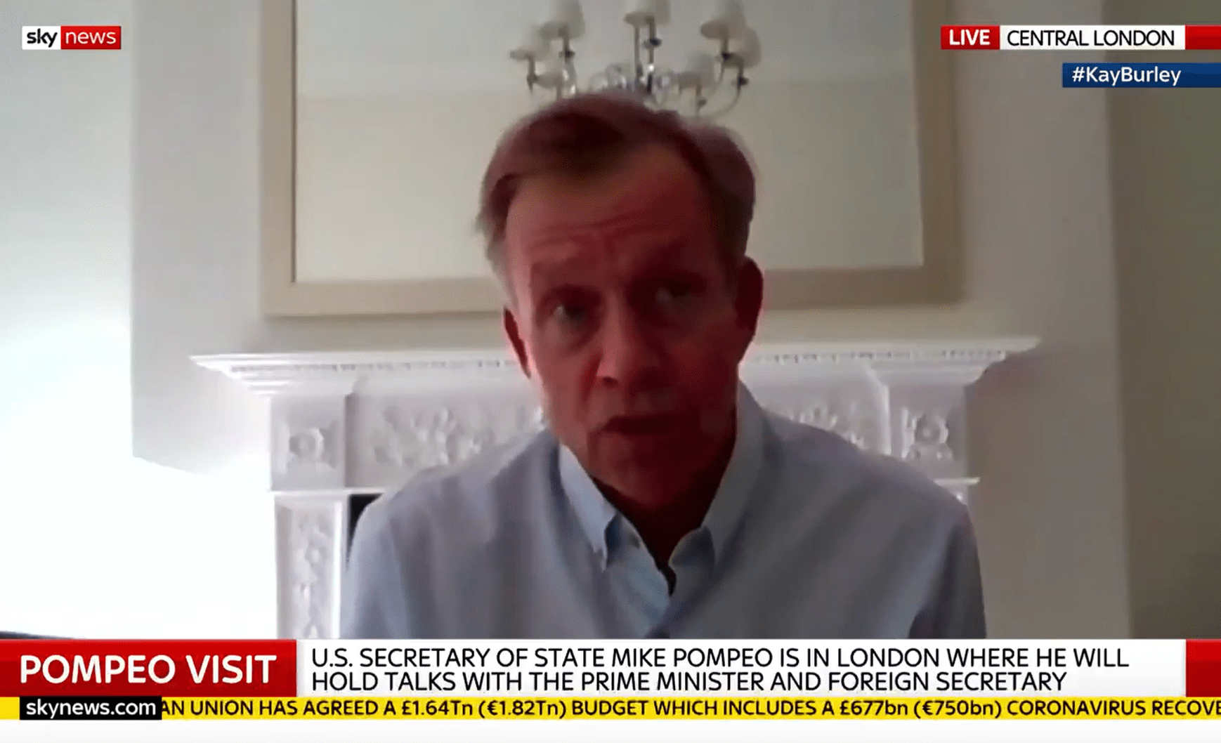 英政府|蓬佩奥访英先见对华强硬派，美外交官：他是在中国问题上施压英国