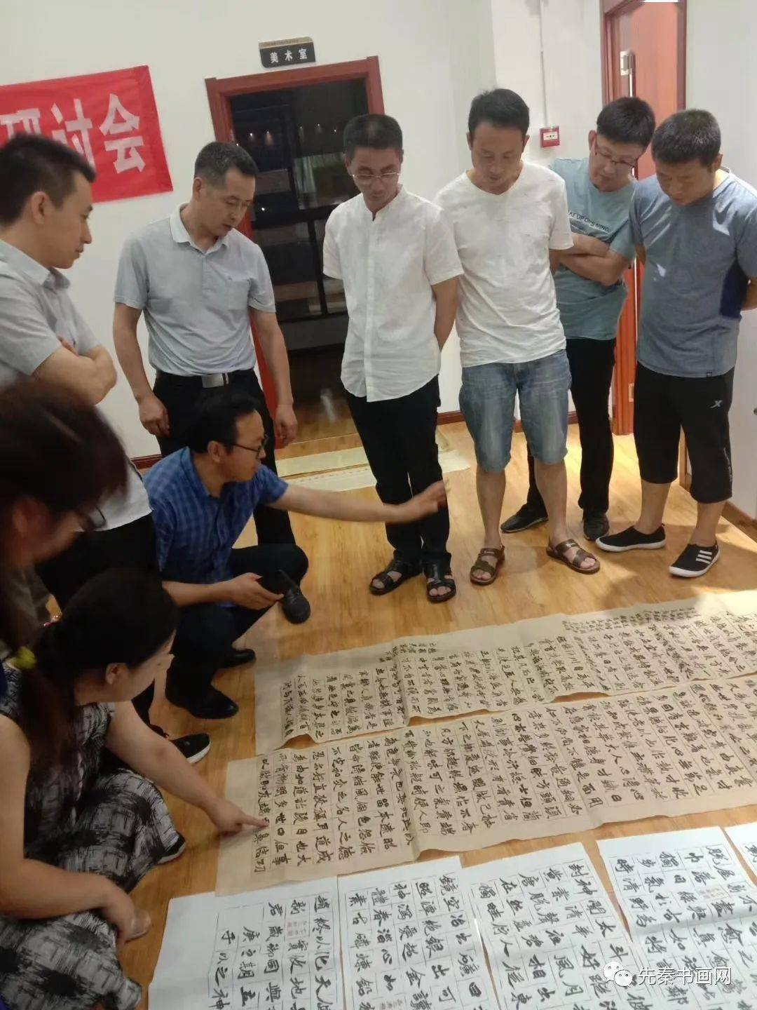 凤翔县书法家协会创作研讨会在隃墨轩举行