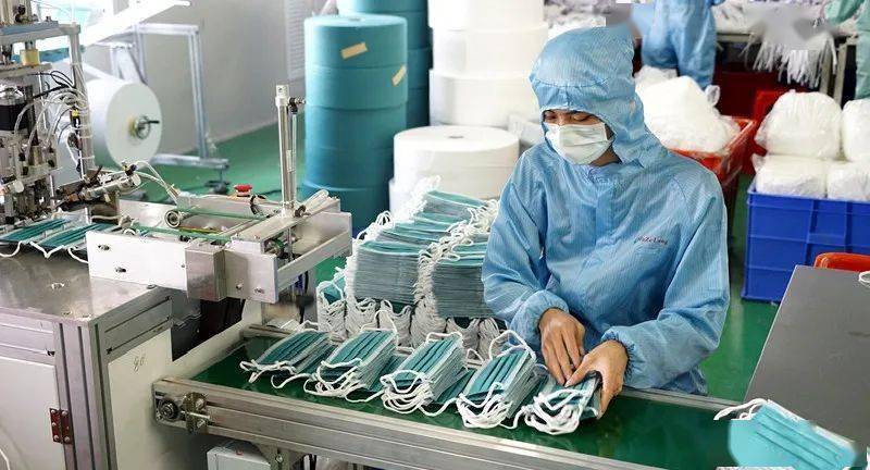 我们检查了一家医用口罩生产企业,结果