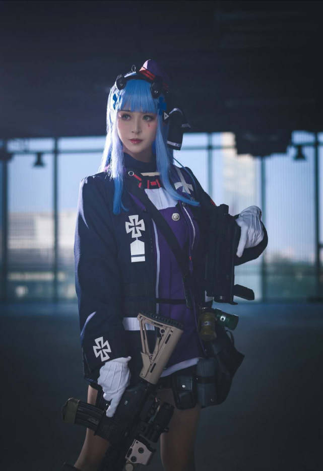 《少女前线》hk416超飒还原,想帮小姐姐拿下步枪!