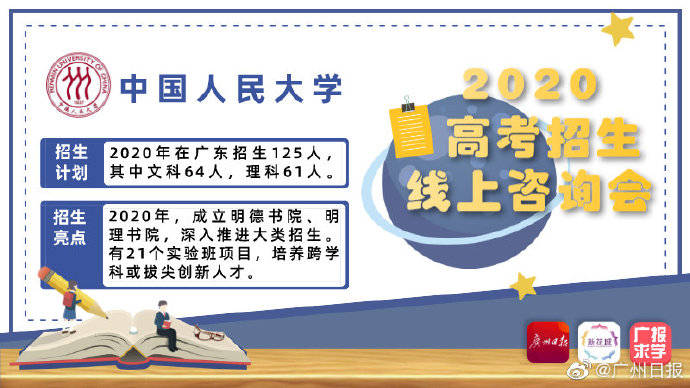 咨询会|广东高考招生线上咨询会：这些名校都来了！