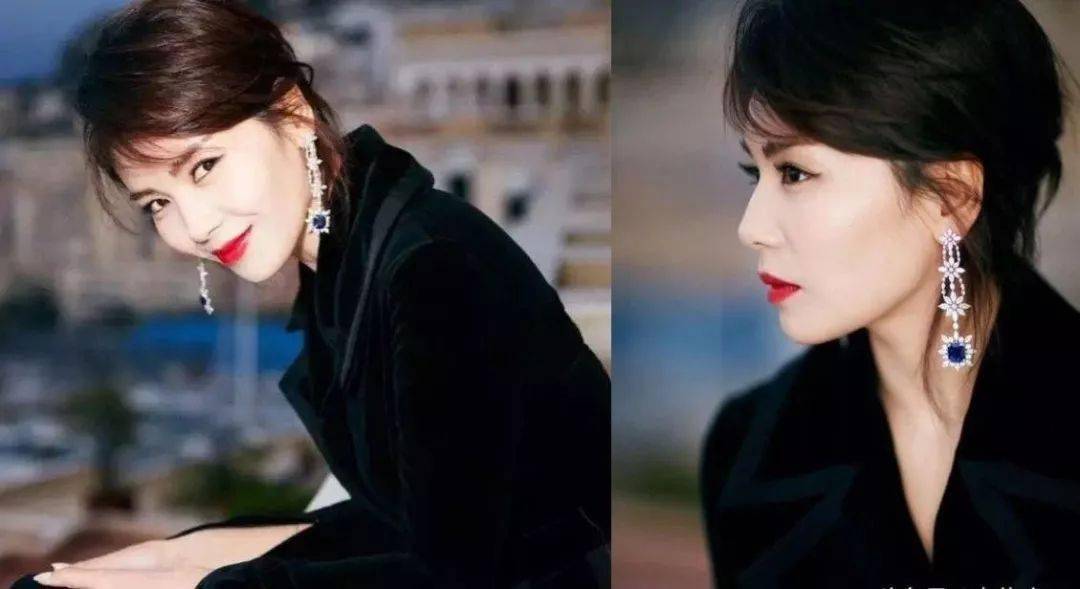 巩俐真|54岁巩俐真的结婚了！戛纳造型像裹床单，却被刘涛的大蓝宝石秒杀？