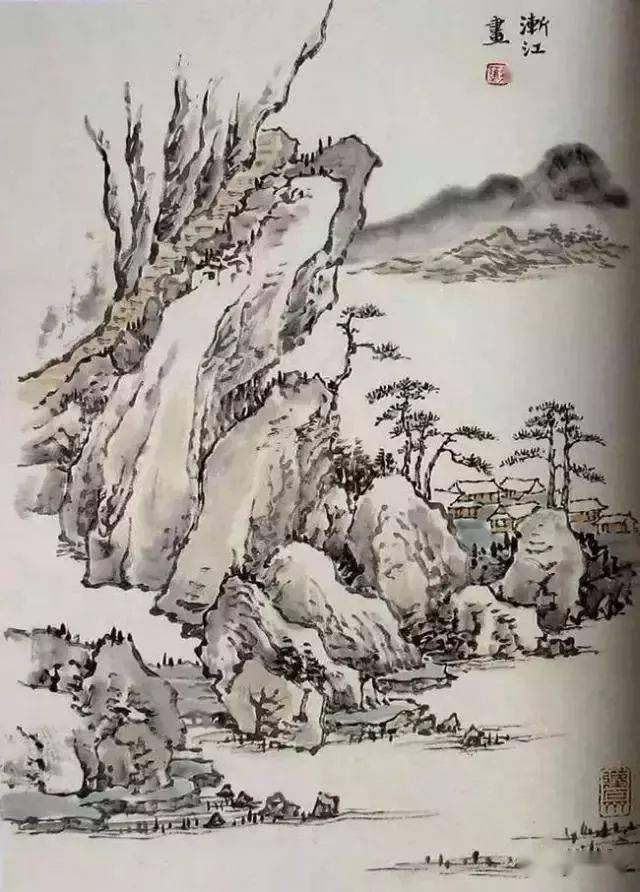 品读|《芥子园画谱》精选山水28幅!
