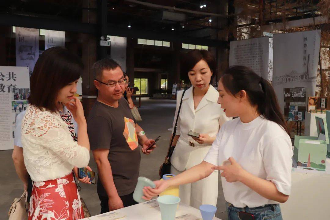 绍兴文旅集团党委副书记副董事长总经理周巧米带队参观浙陶博物馆