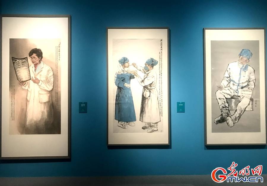 国博|用美术作品记录抗疫故事 “众志成城”主题展亮相国博