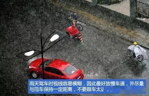 天雨路滑～小心!