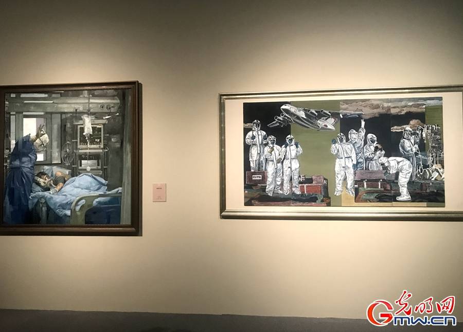 国博|用美术作品记录抗疫故事 “众志成城”主题展亮相国博