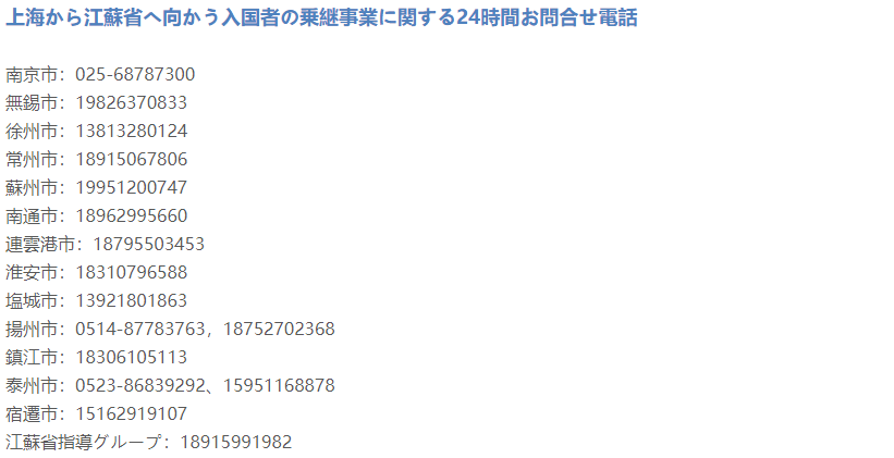 
江苏省及各设区市对接上海转接事情24小时热线电话（中、英、日、韩语）‘爱游戏中国官方网站’(图3)