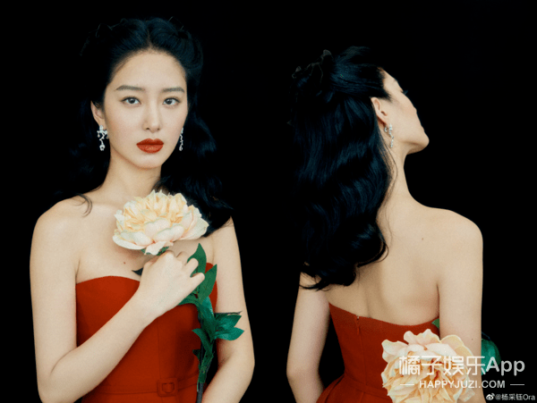 灵光|杨采钰放弃土味脱胎换骨,复古穿搭性感俏皮,迪士尼在逃公主吧?