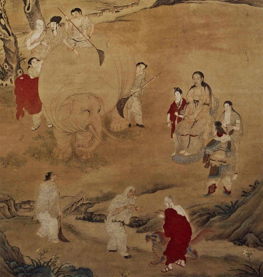 大象|大象：遗双翠，骑象背人先过水