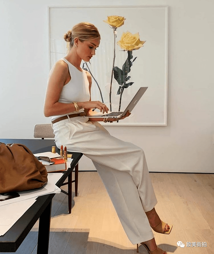 look|背心+西裤，超A气场！