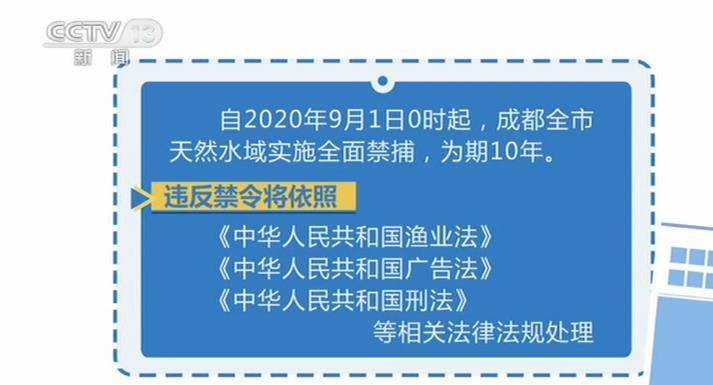农业|9月1日起成都天然水域全面禁捕10年