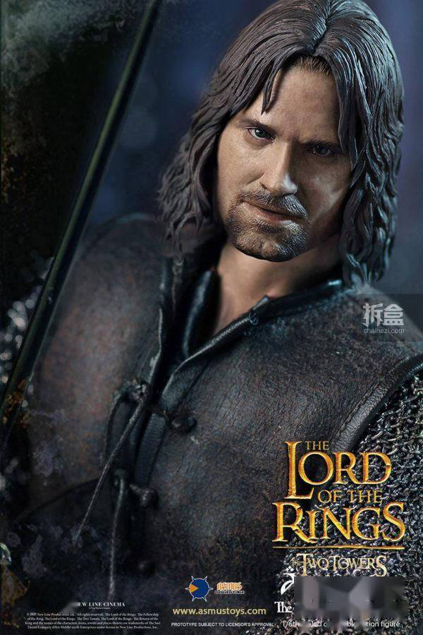 asmus toys 1/6 魔戒指环王 aragorn 阿拉贡 雕像