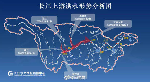 洪水|长江上游洪水过境！涪江橙色预警 嘉陵江2020年1号洪水形成