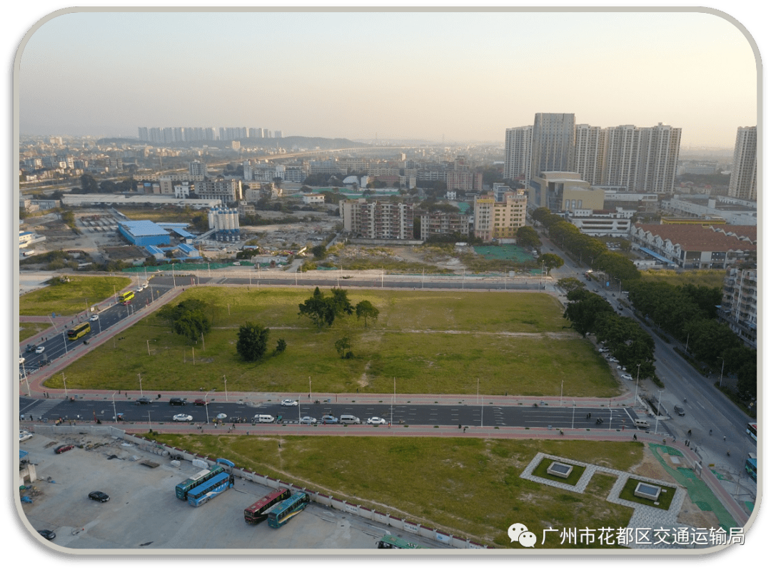 广州北站西广场临时市政道路