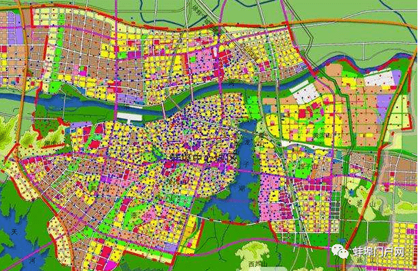 蚌埠市5g通信基础设施专项规划(2020-2025年)项目规划图