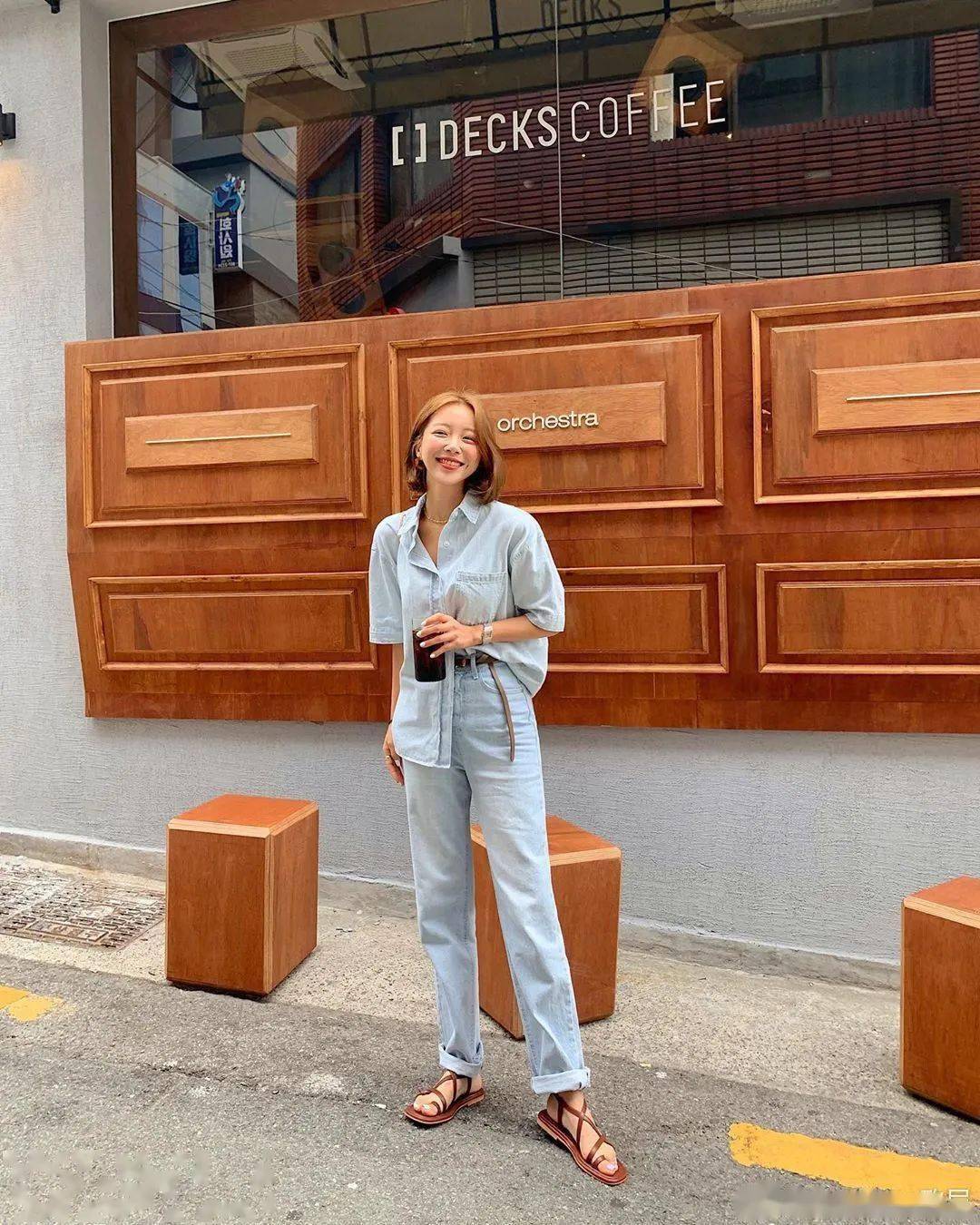 韩系|颜值身材一般的女生，这么穿也太好看了