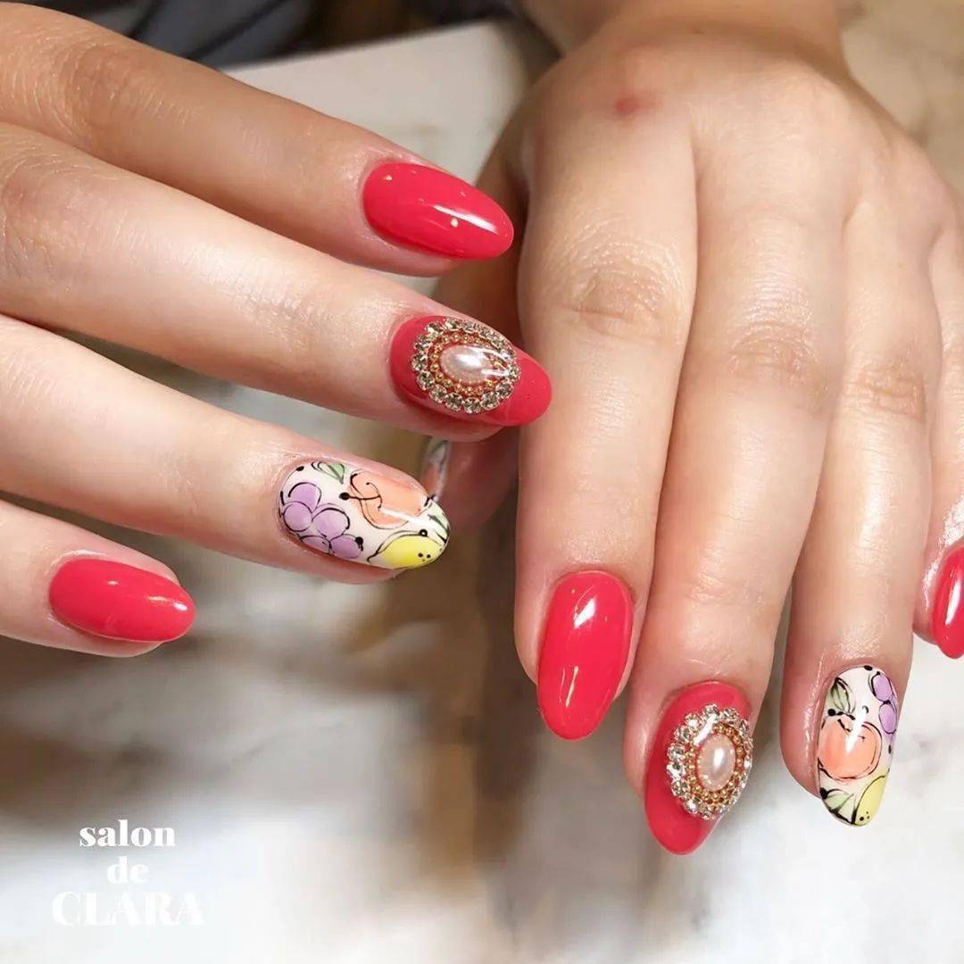 元素|每刻美丨50+例夏季美甲样板