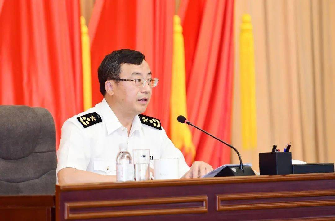 全力服务上合示范区建设访青岛海关关长贺水山