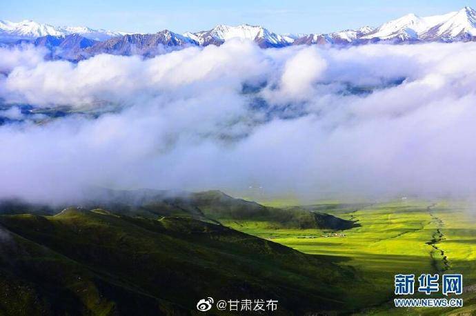 夏秋冬|甘肃肃南迎秋雪 夏秋冬三季景色“同框”