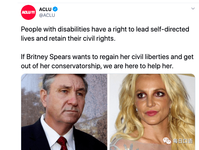 主动|小甜甜布兰妮被软禁:这次她主动表态希望脱离父亲!