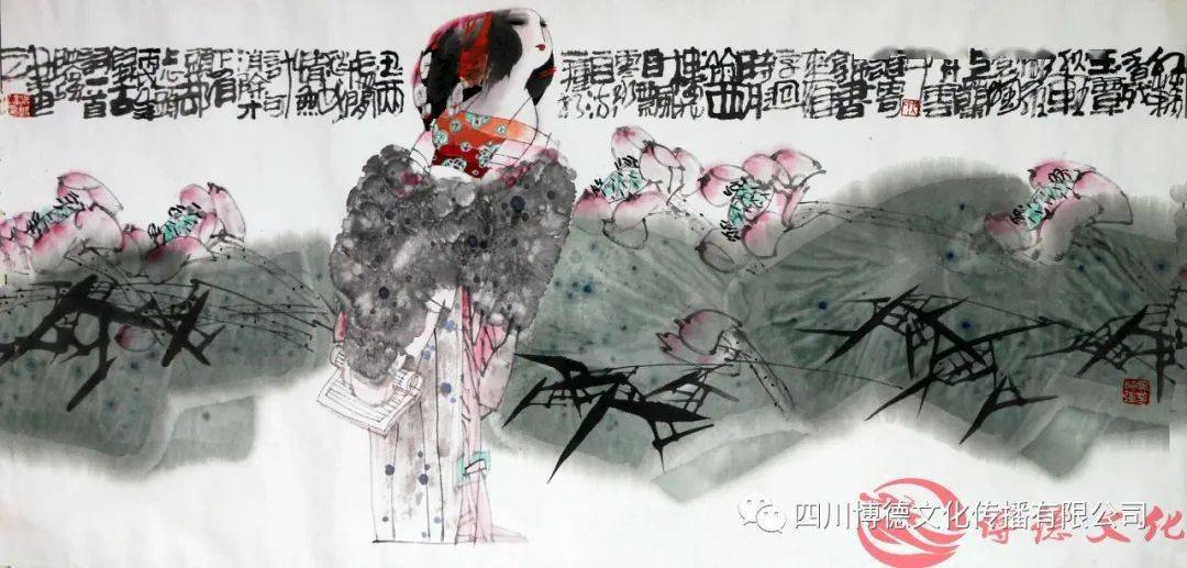 热爱生活,肆意洒脱——著名画家吴映强作品欣赏_国画