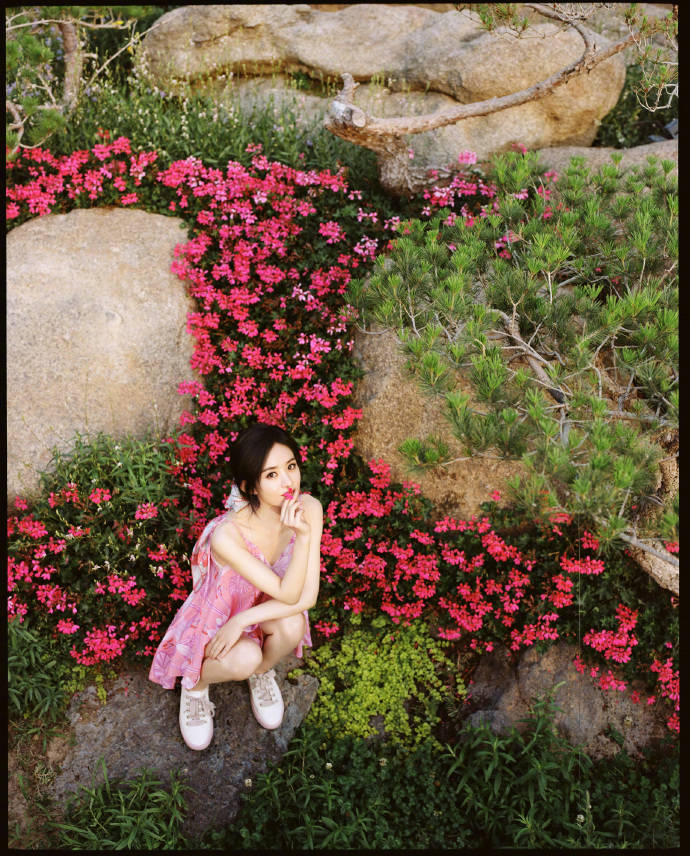 少女|赵丽颖俏丽清新 少女感十足