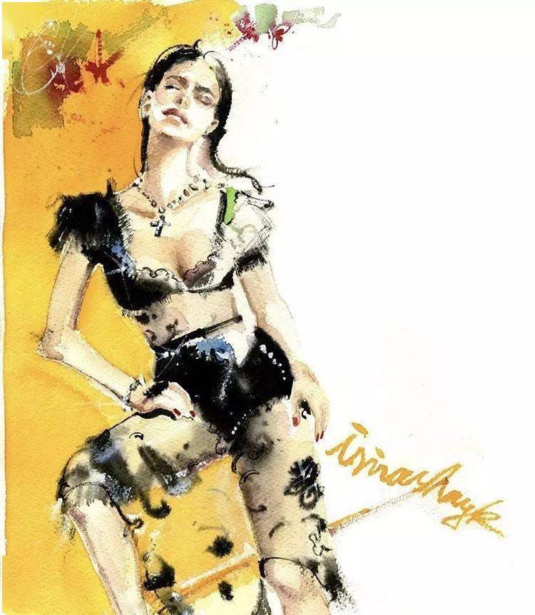 Chiu|超级仙美的绘画步骤分享！Ping-Yu Chiu助你水彩时装画更上一层楼！