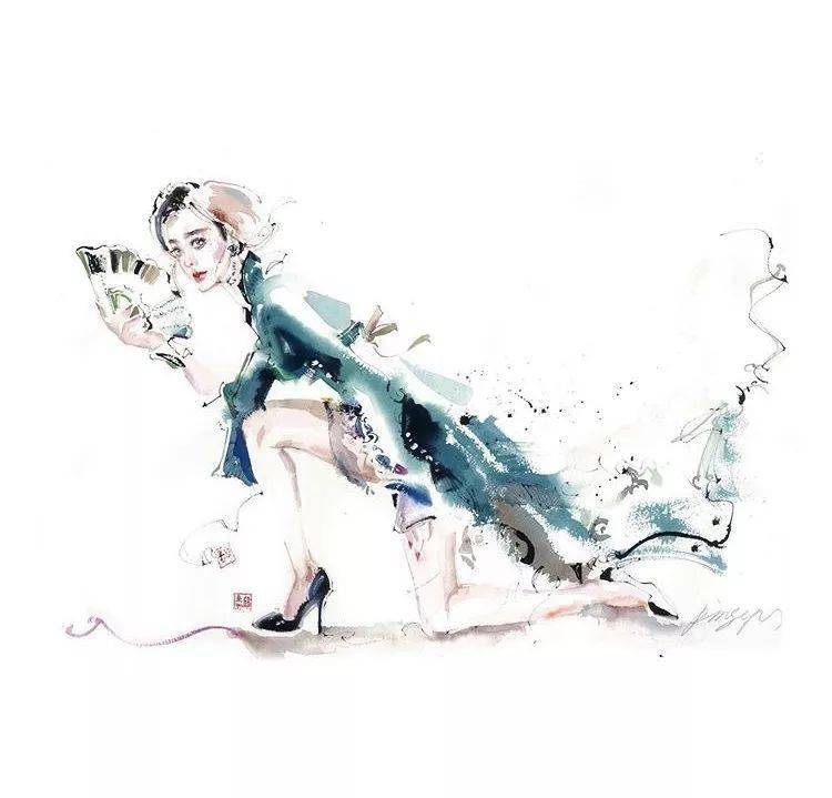 Chiu|超级仙美的绘画步骤分享！Ping-Yu Chiu助你水彩时装画更上一层楼！