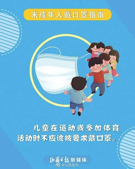 口罩|未成年人戴口罩指南来了！5张海报了解一下