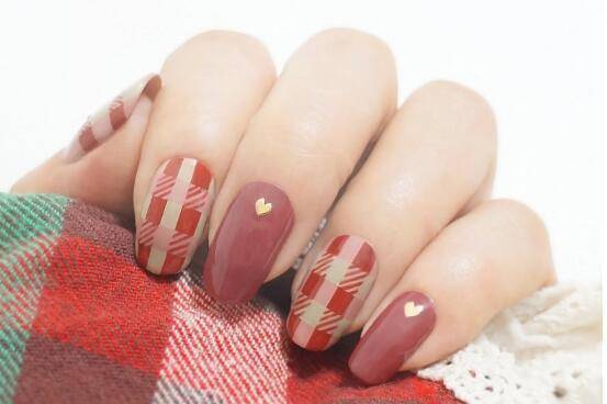 格子|甜美又温暖的格子美甲不就是你一直想要的吗？！