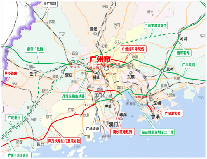 沟通广州,东莞,深圳三市的  穗深城际2019年12月通车,广州到深圳最快